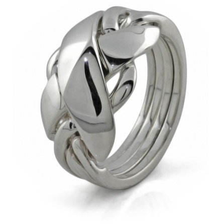 Silverring i 4 delar